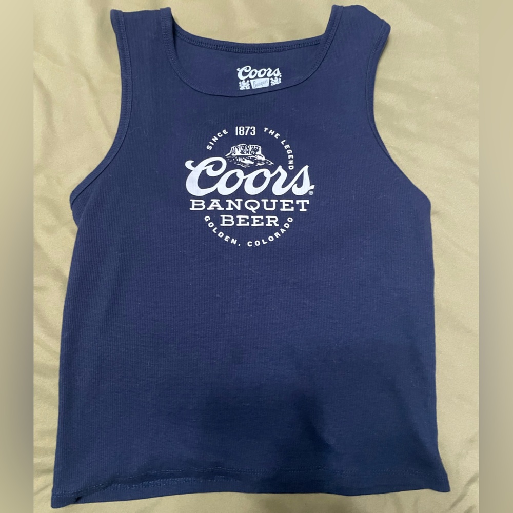 Classic Navy Blue Women's Coors Tank Top